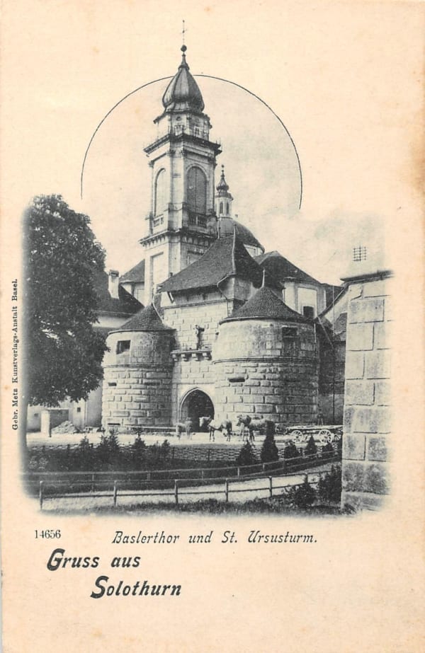 Solothurn, Baslertor und St. Ursusturm