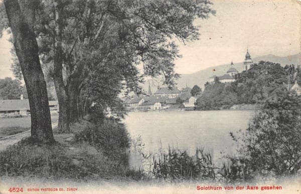 Solothurn, von der Aare aus gesehen