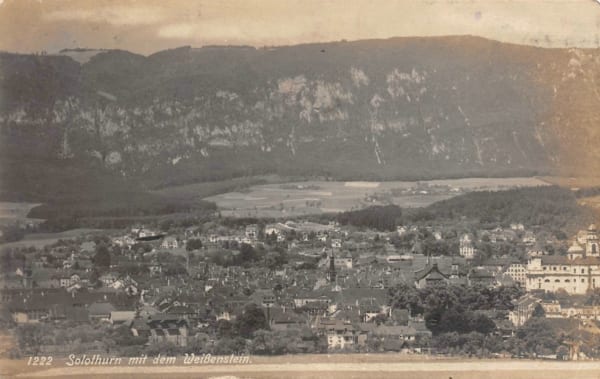 Solothurn mit dem Weissenstein