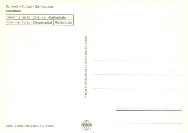 SO - Solothurn, Bürgerspital, Rötibrücke – Bild 2
