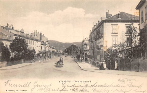 Yverdon, Rue Haldimand, Kutsche