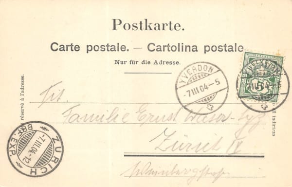 Yverdon, Rue Haldimand, Kutsche – Bild 2