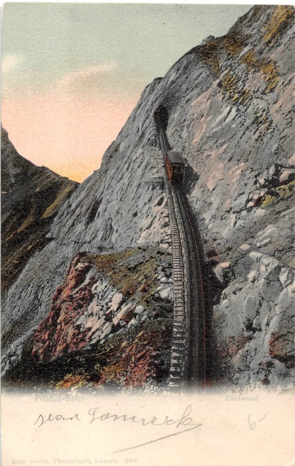 Pilatusbahn, Eselwand
