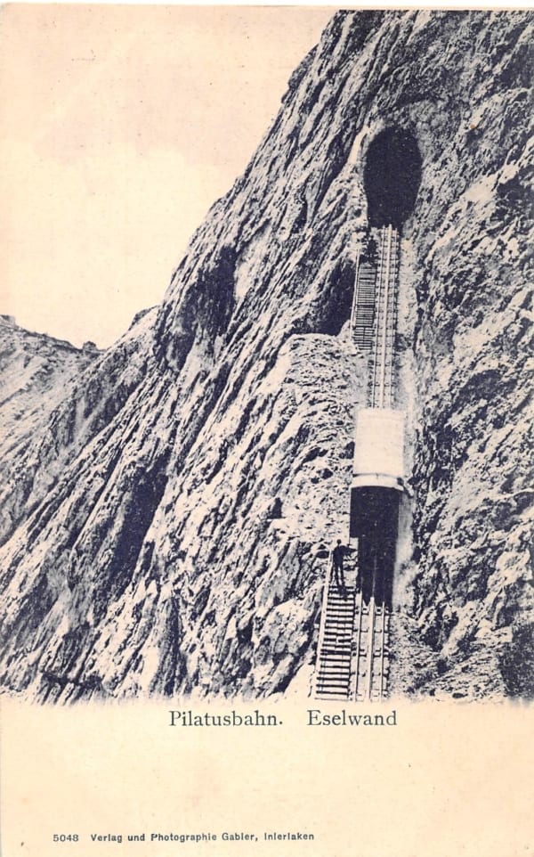 Pilatusbahn, Eselwand