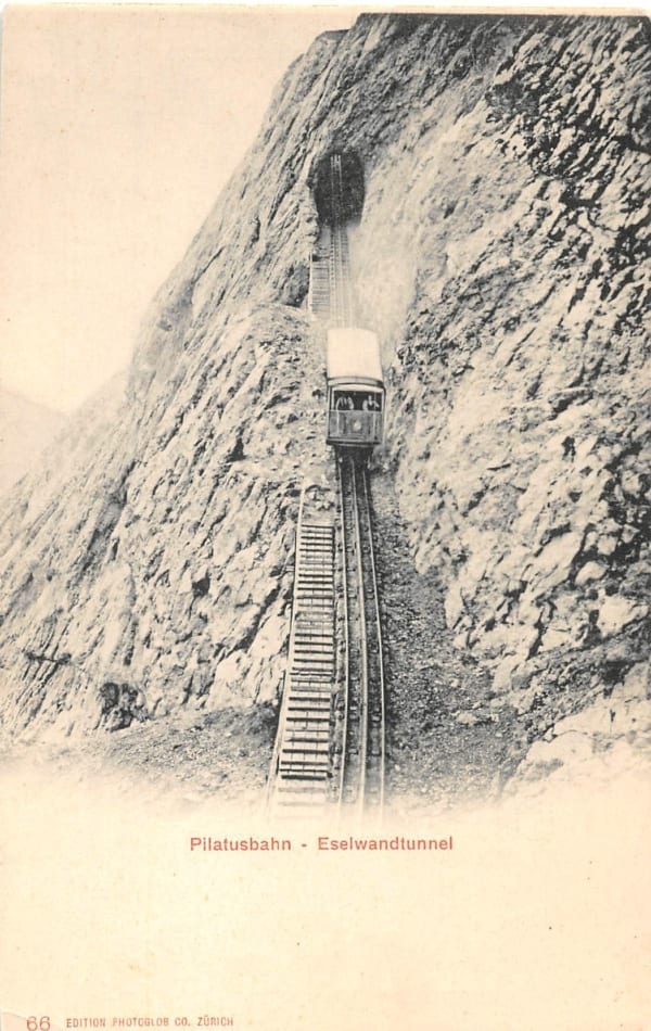 Pilatusbahn, Eselwand