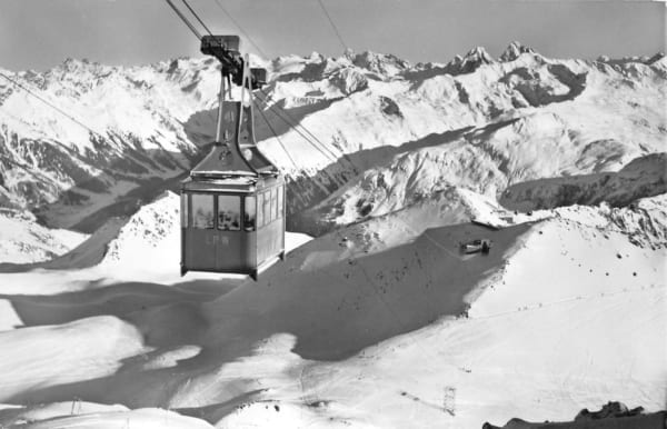 Davos, Luftseilbahn Parsenn-Weissfluhgipfel
