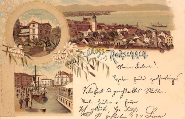 Rorschach, Gruss aus Rorschach, Villa Seefeld