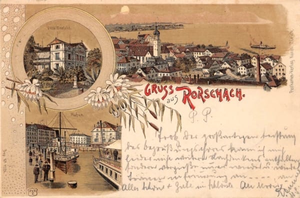 Rorschach, Gruss aus Rorschach, Villa Seefeld