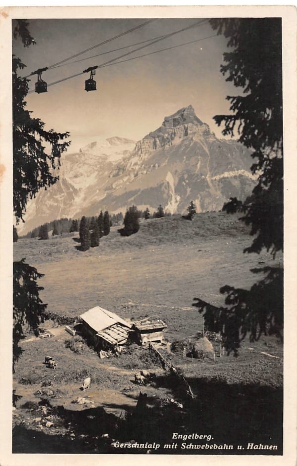 Engelberg, Gerschnialp mit Schwebebahn
