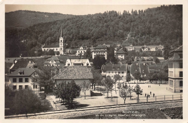 Moutier, Vu de la ligne Moutier Granges