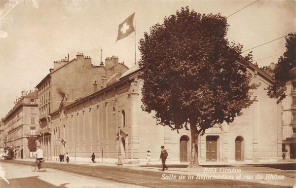 Genf, Salle de la Réformation et rue du Rhône