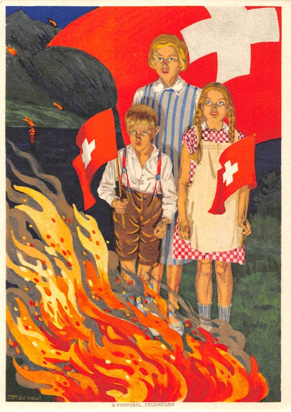Bundesfeierkarte Nr.52, Entwertet, Kat. 60.-