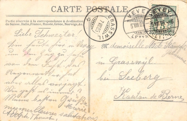 Vevey, Fête des Vignerons 1905 – Bild 2