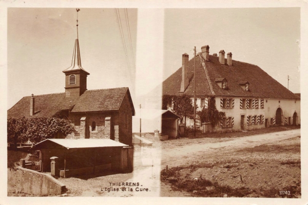Thierrens, L’Eglise et la Cure