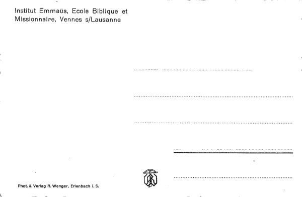 Lausanne, Institut Emmaüs, Vennes sur Lausanne – Bild 2