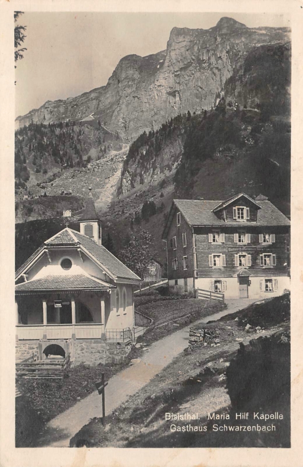 Bisisthal, Maria Hilf Kapelle, Gasthaus Schwarzenbach