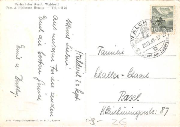 Walchwil, Ferienheim Aesch – Bild 2