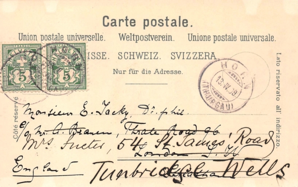 Horn TG, Bleicherei, Schloss und Bad Horn, Litho – Bild 2