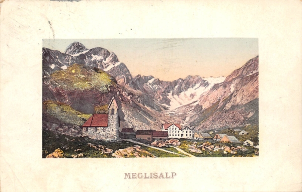 Meglisalp mit Altmann, Rahmenkarte