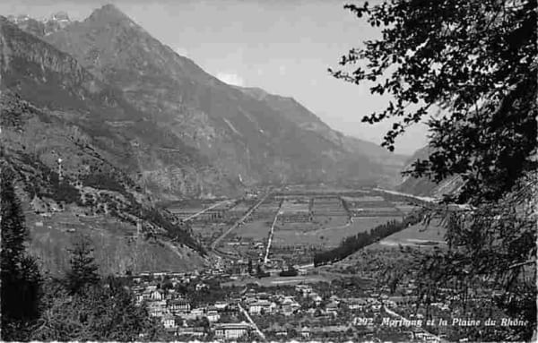 Martigny, et la Plaine du Rhone