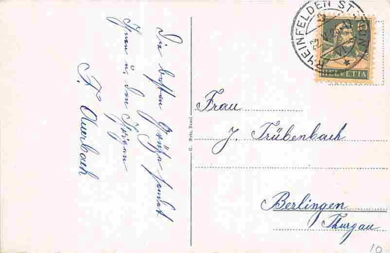 Rheinfelden, Partie am Rhein mit Inseli