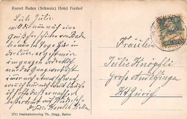 Baden, Hotel Freihof