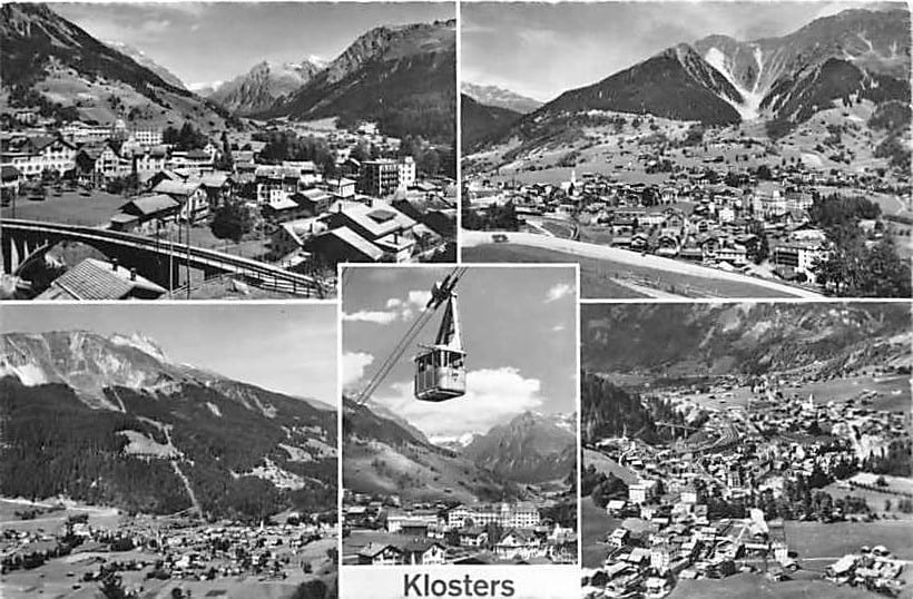 Klosters, Mehrbildkarte