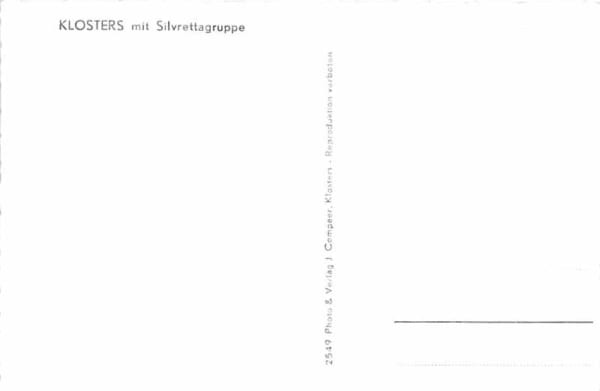 Klosters, Silvrettagruppe