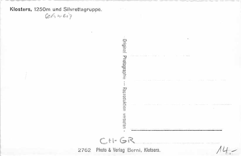 Klosters, Silvrettagruppe