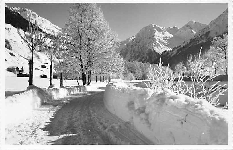 Klosters, Diethelm Promenade im Winter