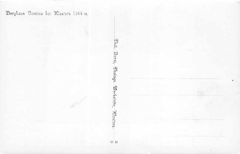 Klosters, Berghaus Vereina