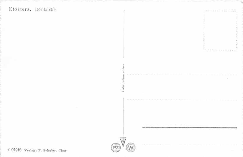 Klosters, Dorfkirche, VW Käfer