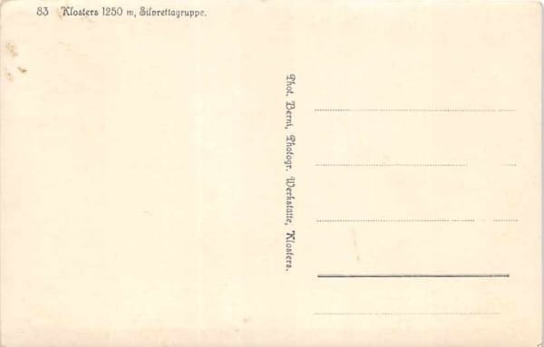 Klosters, Silvrettagruppe