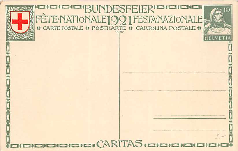 Bundesfeierkarte Nr.33, ungelaufen, Kat. 6.-