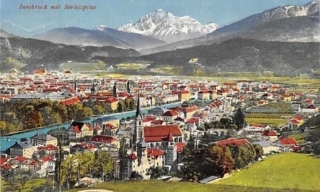 Innsbruck, mit Serlesspitze