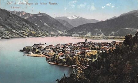Zell am See, gegen die hohen Tauern