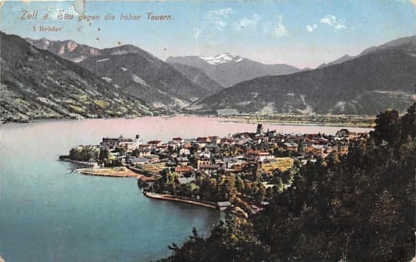 Zell am See, gegen die hohen Tauern