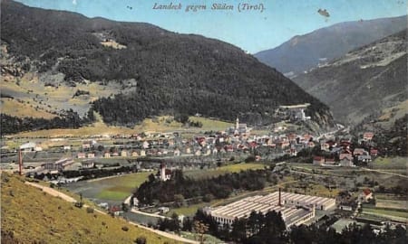 Landeck, gegen Süden