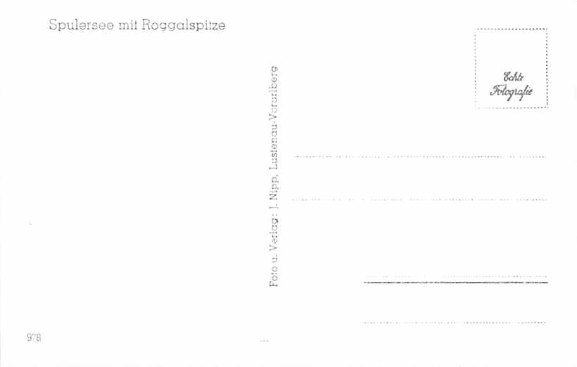 Spulersee mit Roggalspitze