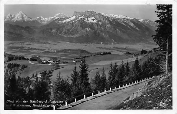 Gaisberg Autostrasse, Watzmann, Hochkalter