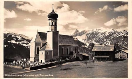 Bartolomäberg, Montafon mit Zimbaspitze
