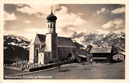 Bartolomäberg, Montafon mit Zimbaspitze
