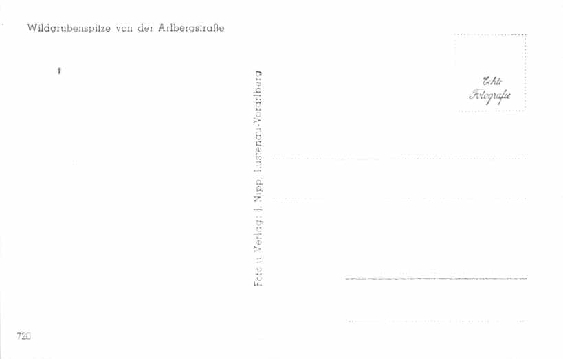 Wildgrubenspitze von der Arlbergstrasse