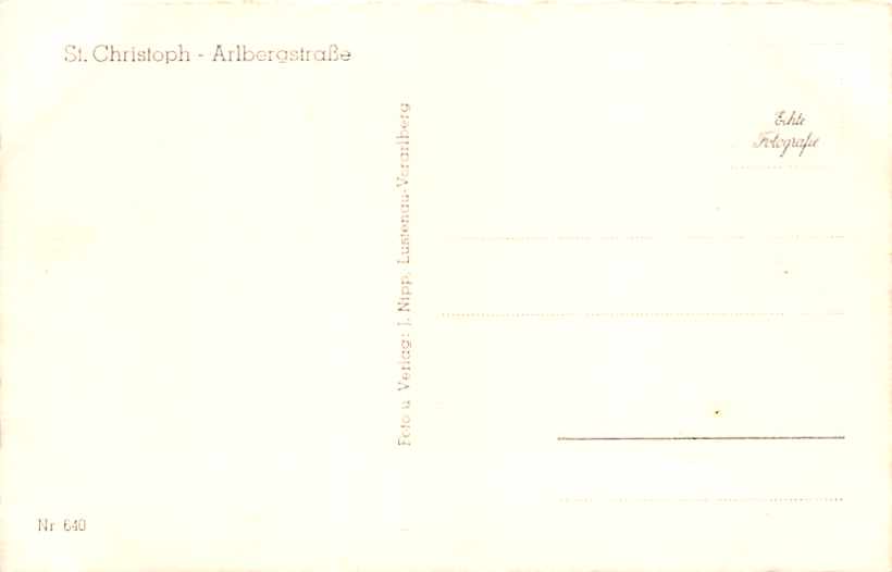 St.Christof, Arlbergstrasse