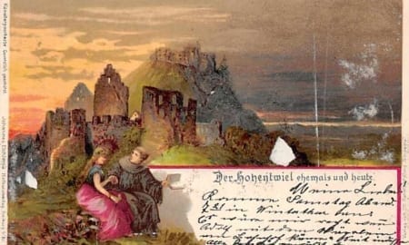 Hohentwiel, Künstlerkarte Johannes Elchlepps