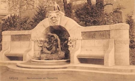 Leipzig, Märchenbrunnen am Thomasring