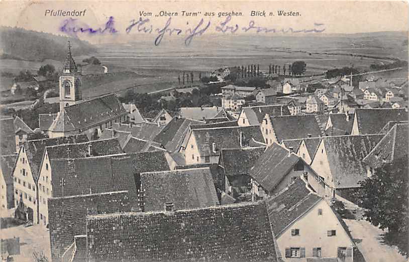 Pfullendorf, vom Oberen Turm aus gesehen