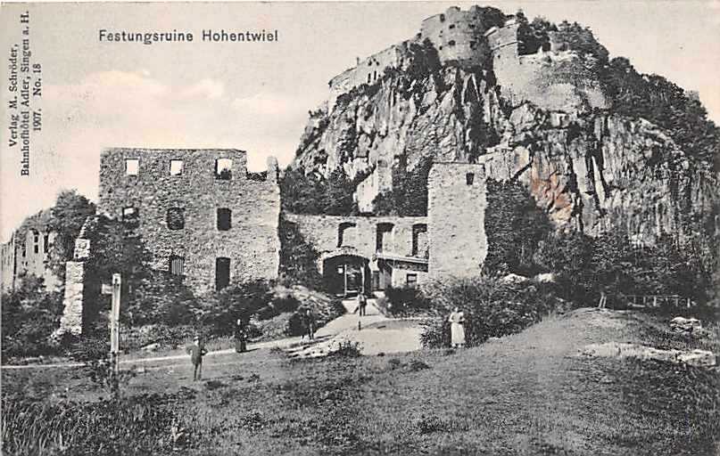 Hohentwiel, Festungsruine