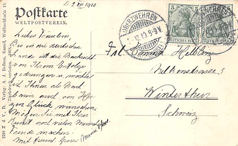 Wilhelmshöhe, Herkules v. d. Pluiogrotte aus gesehen