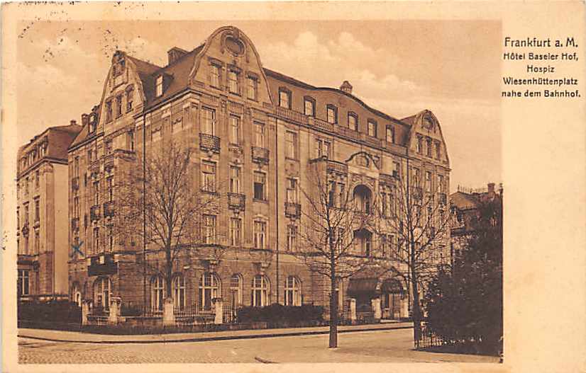 Frankfurt a.M., Hotel Baseler Hof, Wiesenhüttenplatz